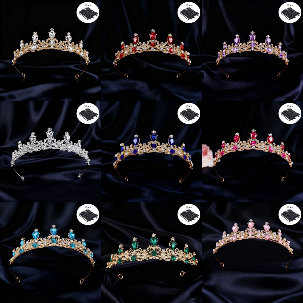 Event & Party Supply Photos - Tiara ślubna w stylu vintage z