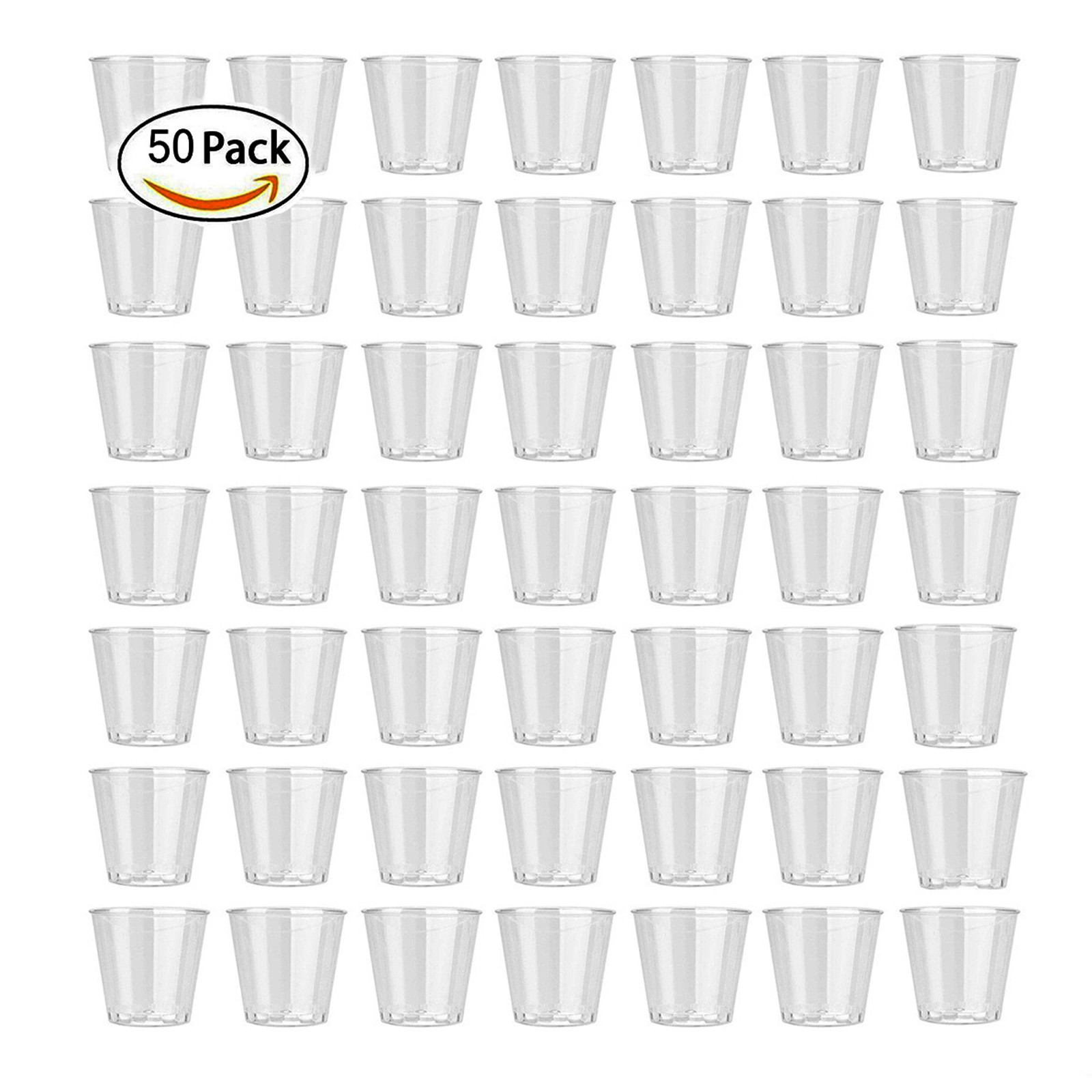 Plastic Cup 50Pcs - 50 sztuk 30ml nowy jednorazowy przezroczysty