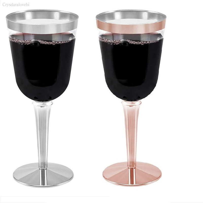 Plastic Cup 50Pcs - 25 sztuk-50 sztuk przezroczyste twarde plastikowe