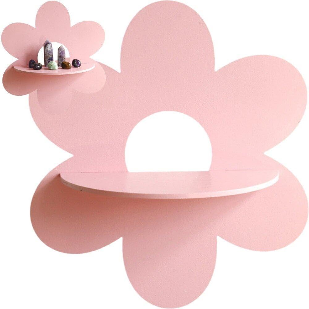 Flower Wall Panel - Półka ścienna w kształcie kwiatu, drewniana