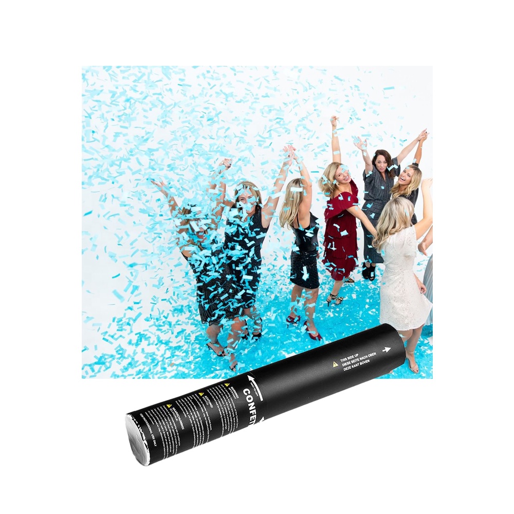 Confetti Cannon Tube - 4 szt. Konfetti w kształcie pistoletu