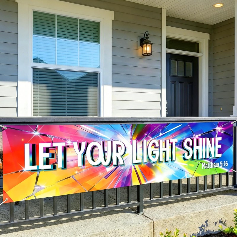 VIKAMA Baner Let Your Light Sh – Let'S Party Event Supply recenzja i cena