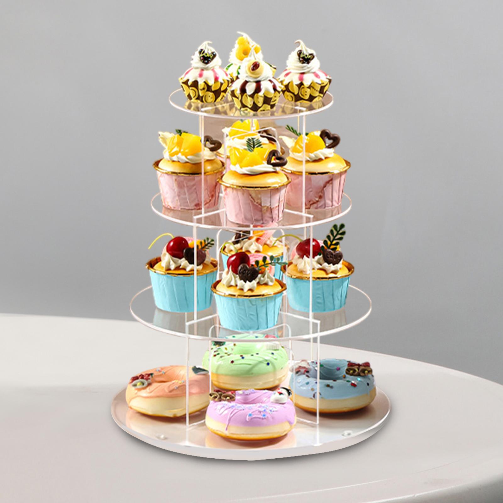 3/4/5-poziomowy akrylowy stoja – Cupcake Stand Tier recenzja i cena