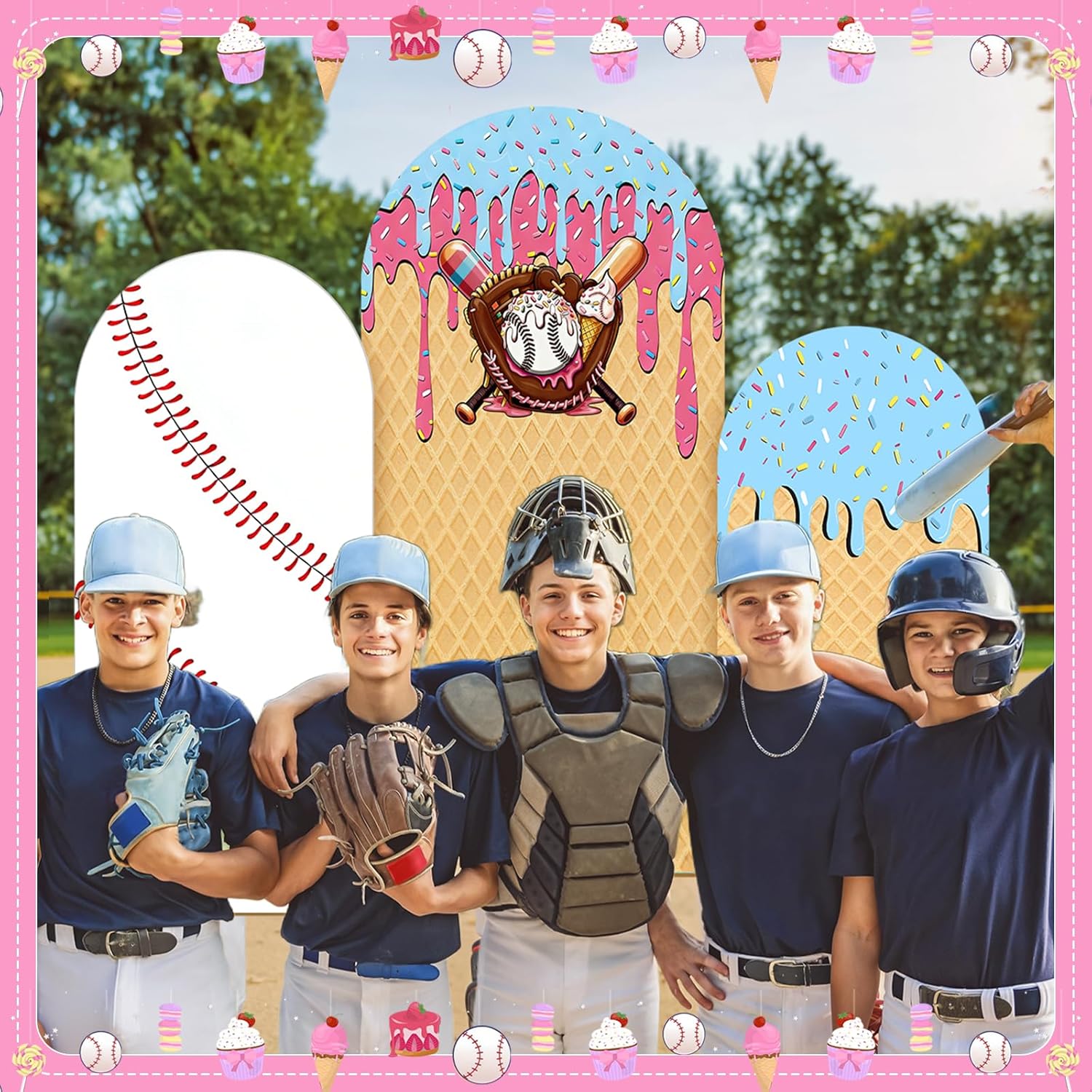 Tło fotograficzne: baseball, l – Dessert Table Backdrop recenzja i cena