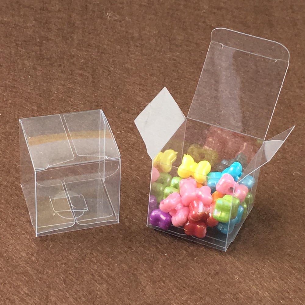 50 sztuk 9*9*9 cm jasne plasti – Event Party Box recenzja i cena