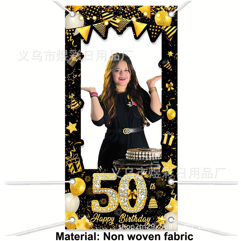 Dekoracje na 50. urodziny, cza – Party Banner Gold recenzja i cena