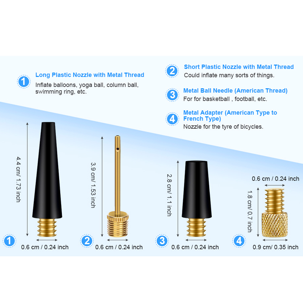 Adapter zaworu opony Pompa kul – Balloon Pump Hand recenzja i cena