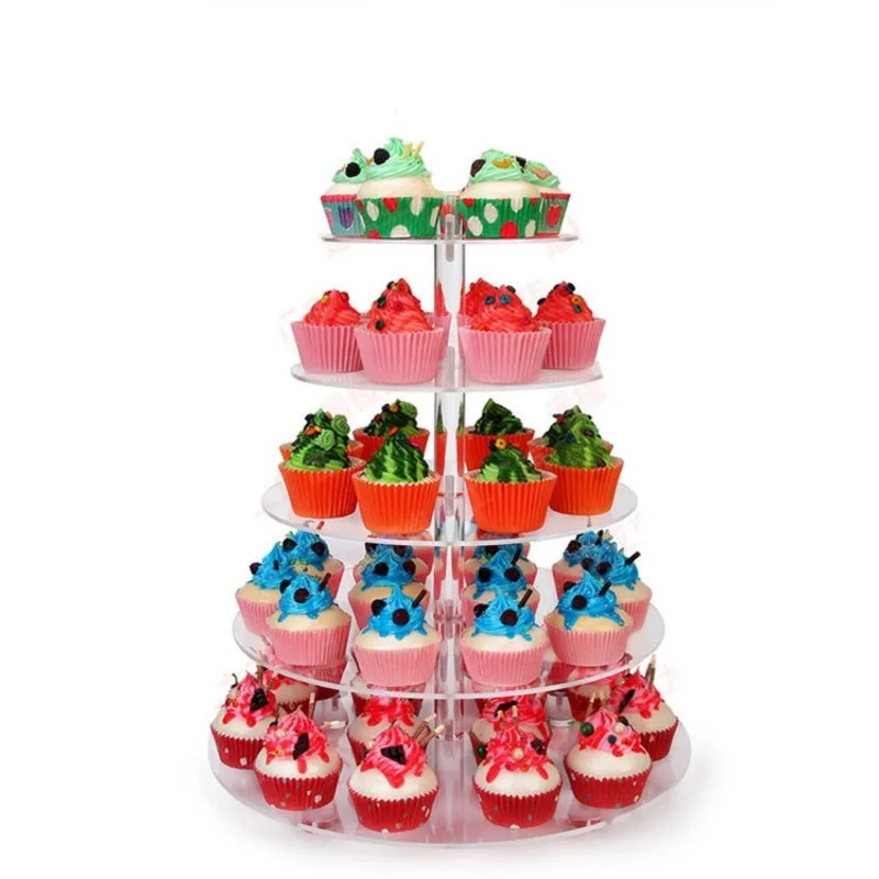 Przezroczysty akrylowy stojak  – Cupcake Stand Tier recenzja i cena