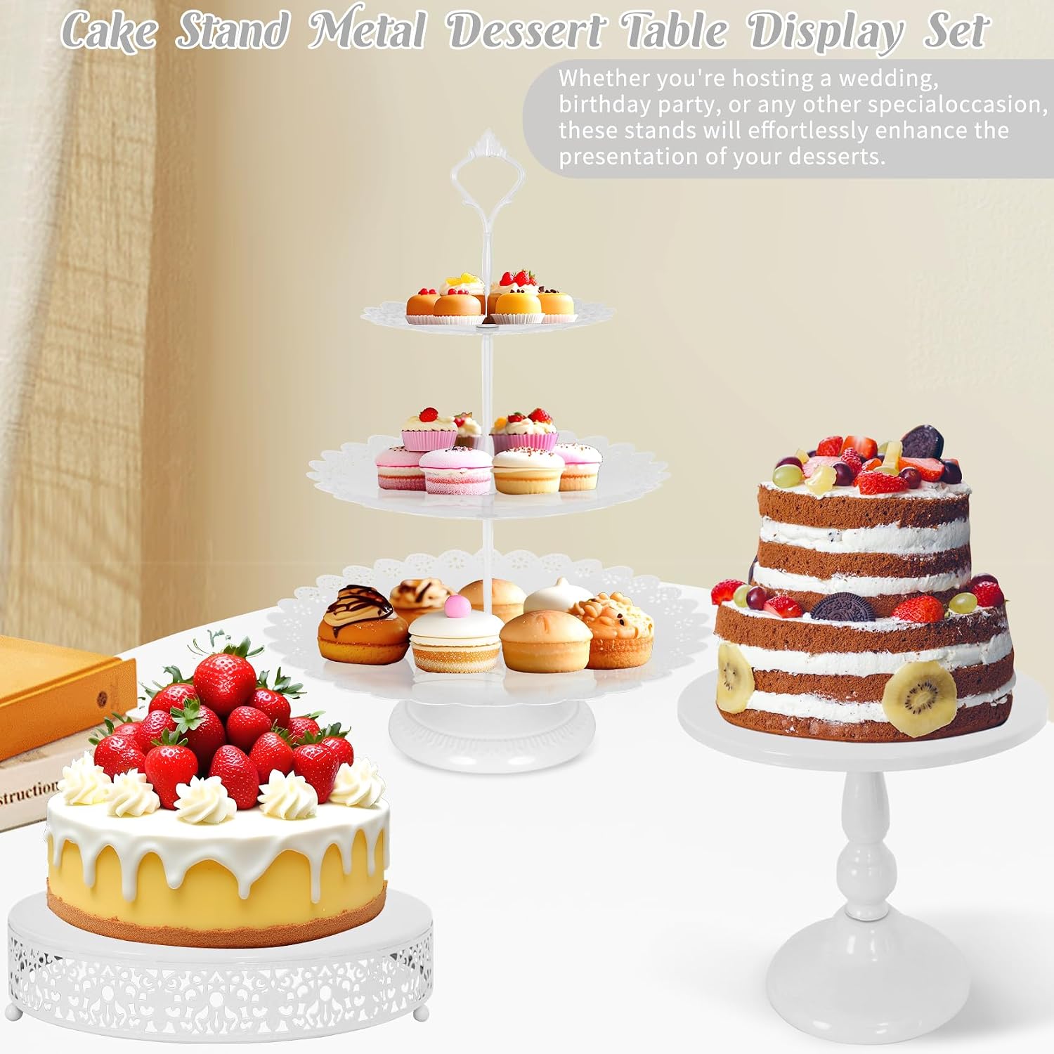 Zestaw do serwowania deserów w – Cupcake Stand Tier recenzja i cena