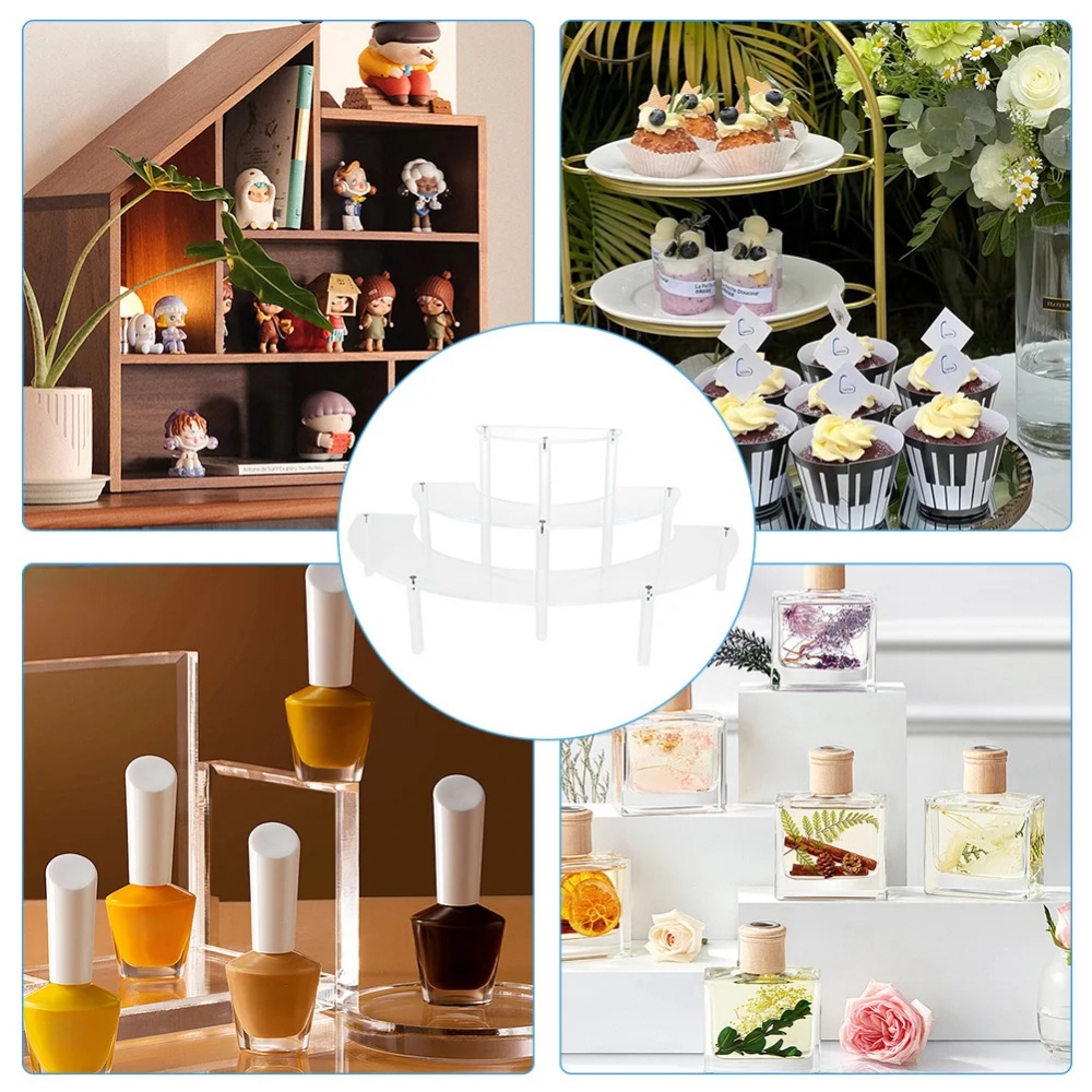 1/2 szt. Akrylowy Stojak Ekspo – Cupcake Stand Tier recenzja i cena