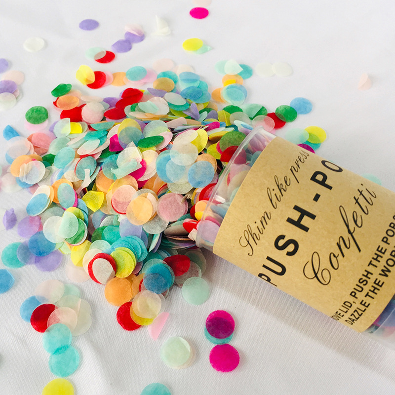 2szt Wielokolorowe papierowe k – Confetti Cannon Tube recenzja i cena