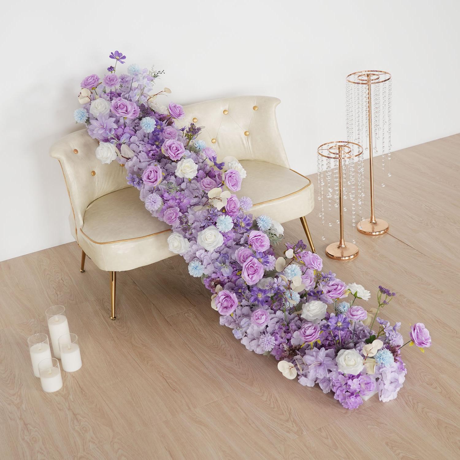 Uflower 1m/2m Różowa Rządka Kw – Flower Wall Panel recenzja i cena