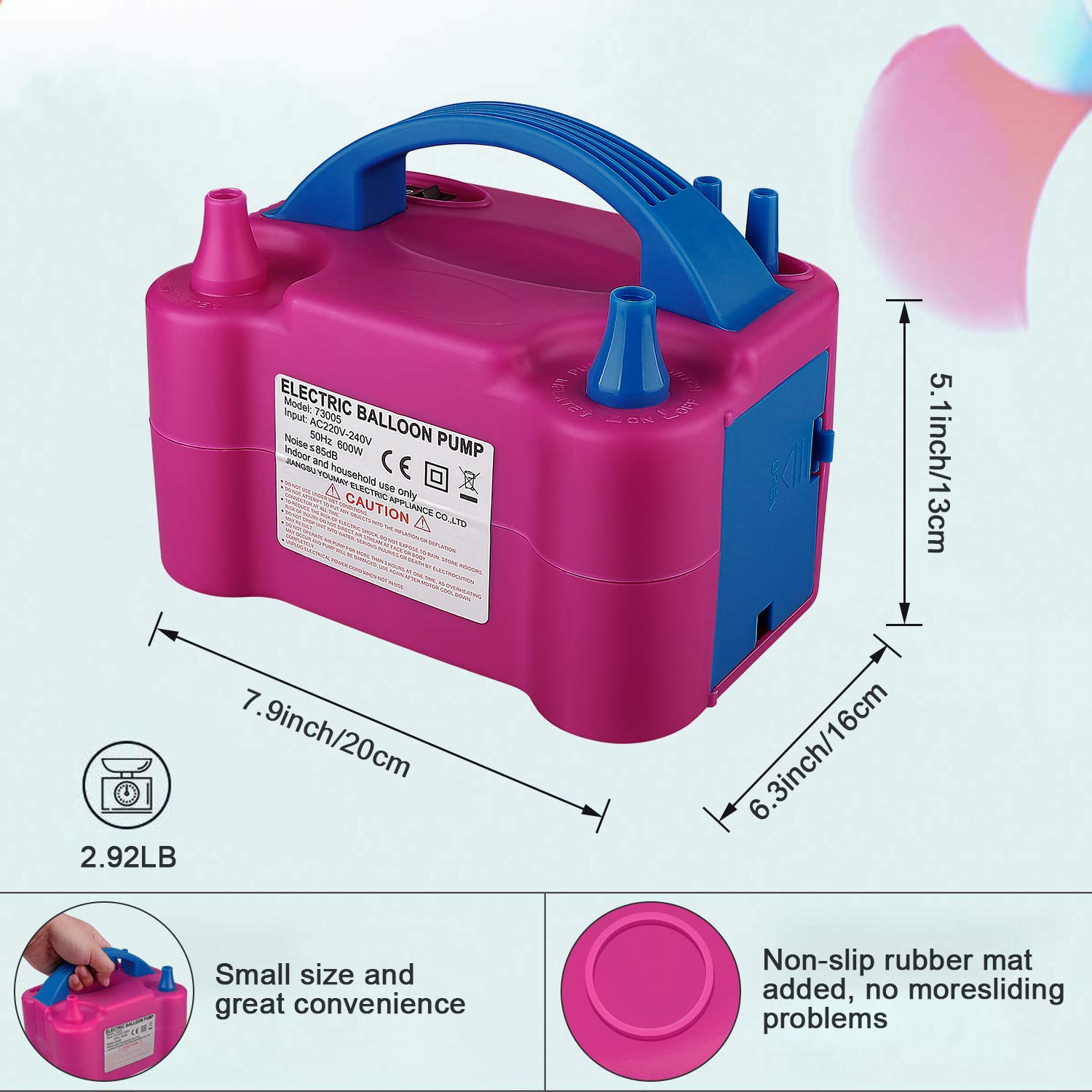Przenośna Elektryczna Pompka d – Balloon Pump Hand recenzja i cena